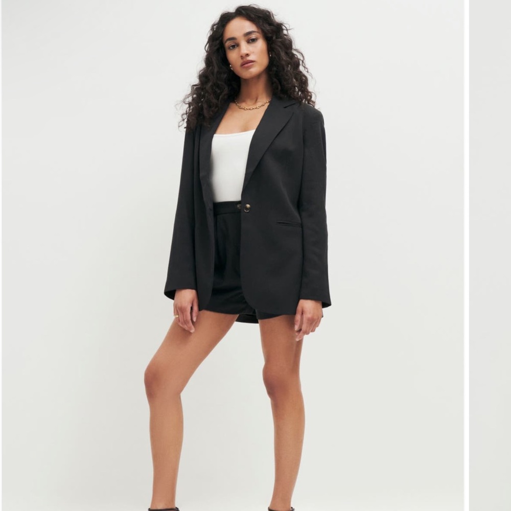 Reformation Classic Relaxed Notch Lapel Blazer Small NWOT